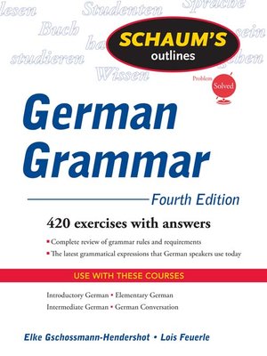 cover image of German Grammar